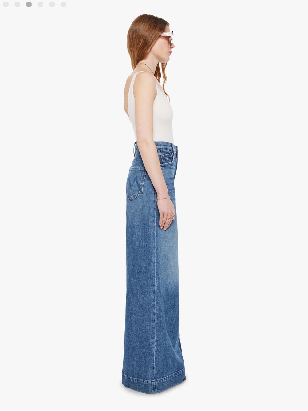 Mother denim The Hustler wide leg flared jeans - Picture 4 of 8